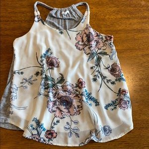 Maurices floral tank size small